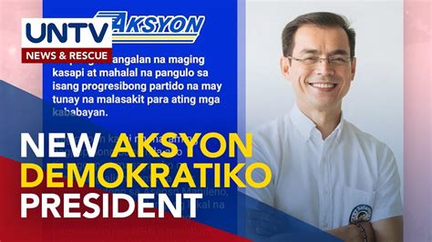 aksyon partylist|Isko Moreno elected Aksyon Demokratiko president .